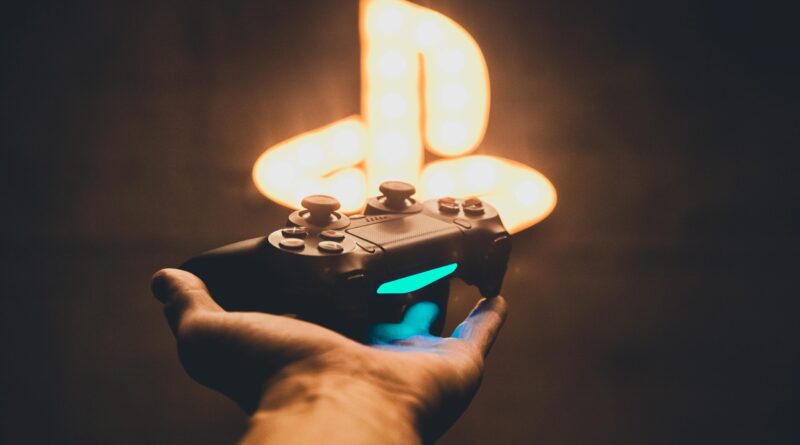 A gamer using Cloud Gaming services on a mobile device.