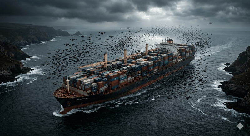 Breaking: 1 Massive Drone Swarm Blockade Paralyzes Asian Trade Routes